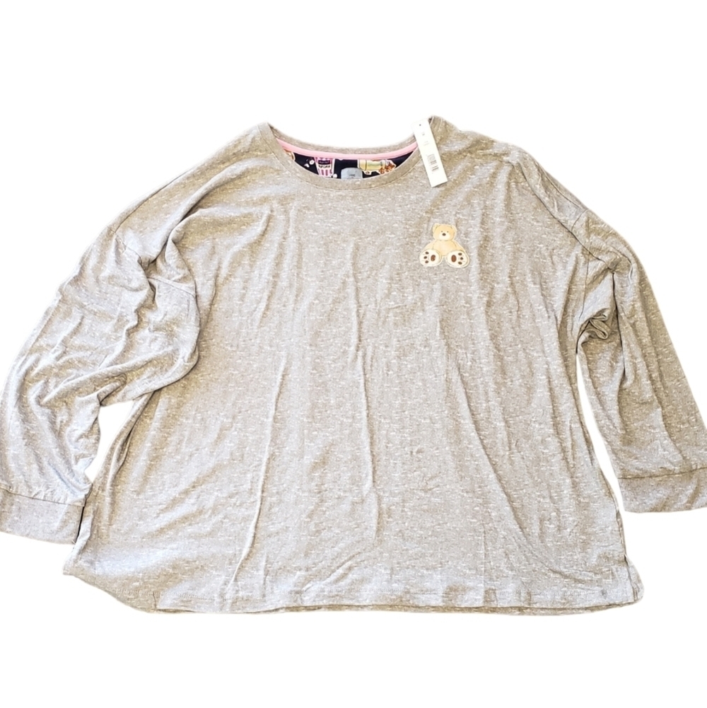 Jane and Bleecker Bear Sleep Top NEW